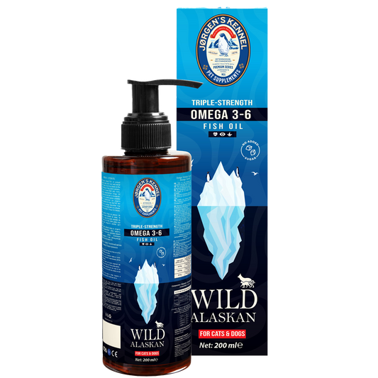 Kedi ve Köpekler için Wild Alaskan Omega 3-6 Triple Strength Balık Yağı - Jorgen's Kennel
