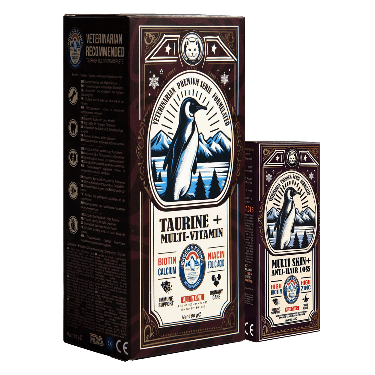 Kediler İçin Premium Multi - Vitamin Mega Set - Jorgen's Kennel