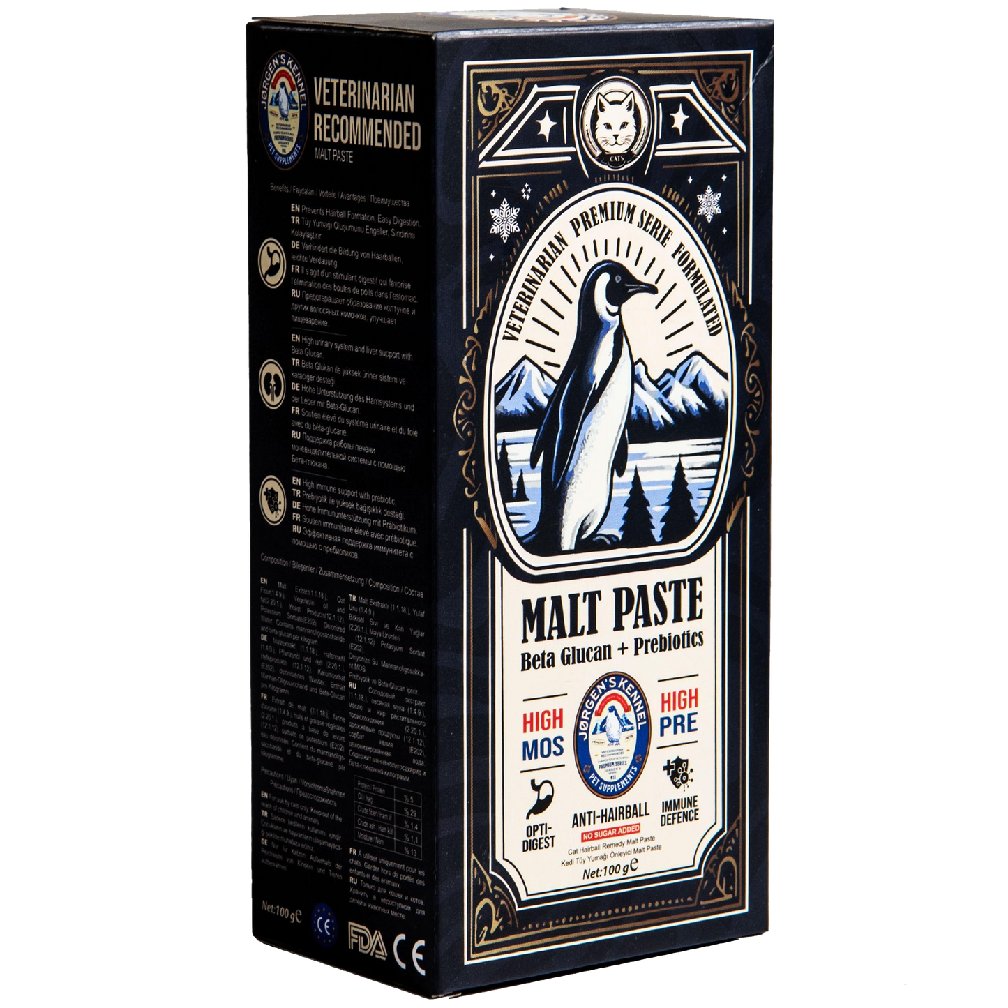 Prebiyotikli Premium Doğal Kedi Malt Macun - Jorgen's Kennel