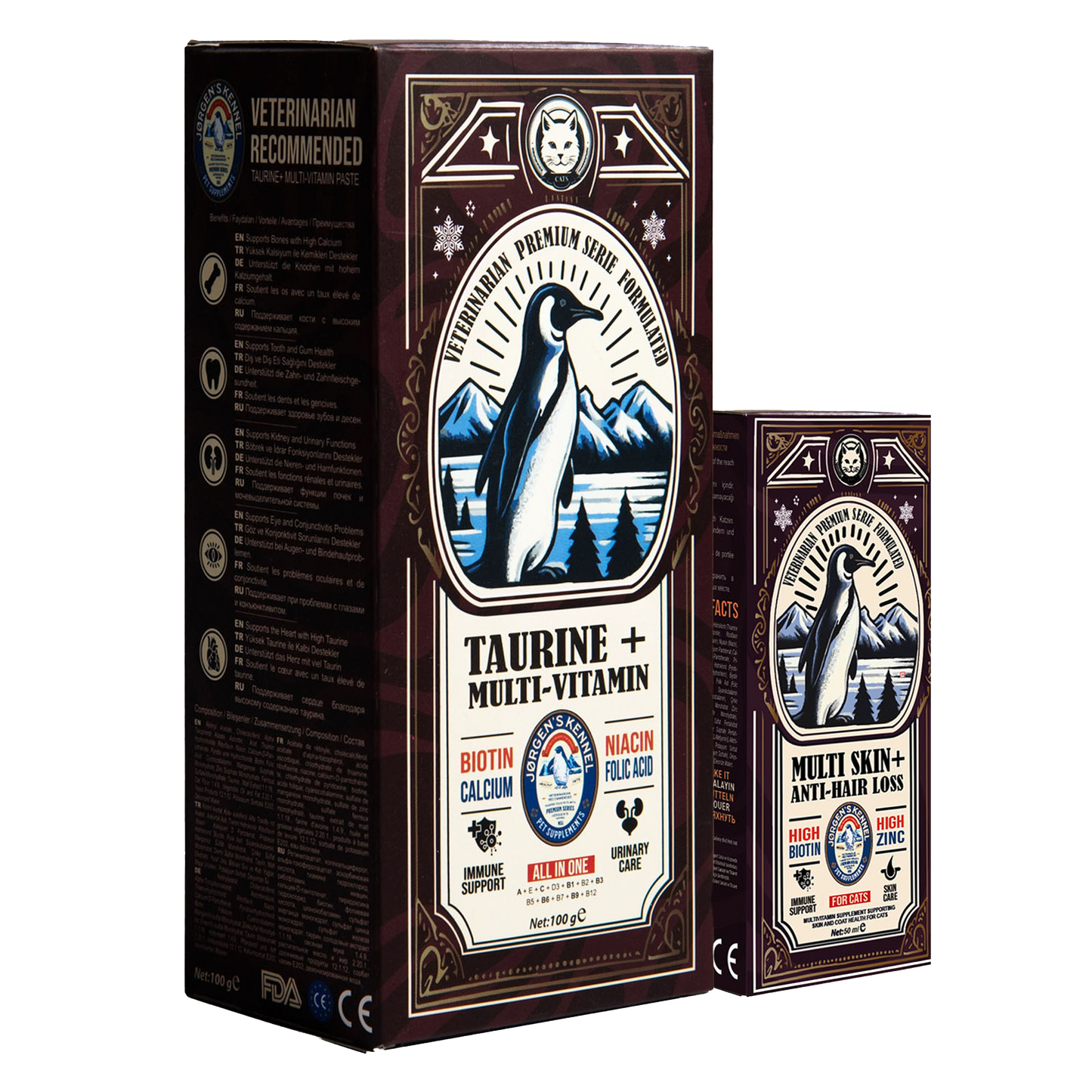 Kediler İçin Premium Multi-Vitamin Mega Set - Jorgen's Kennel