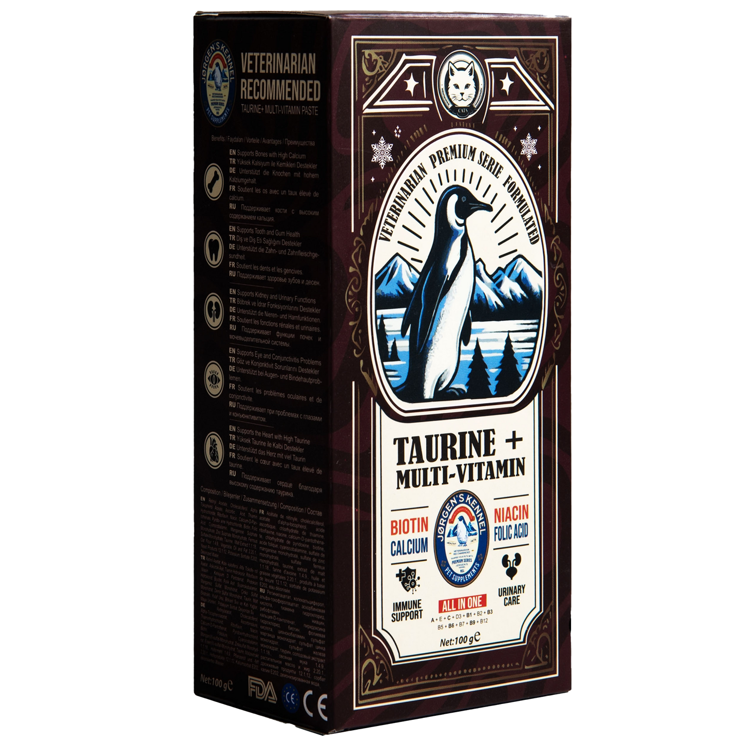 Taurine + Premium ve Organik Kedi Multi-Vitamini - Jorgen's Kennel