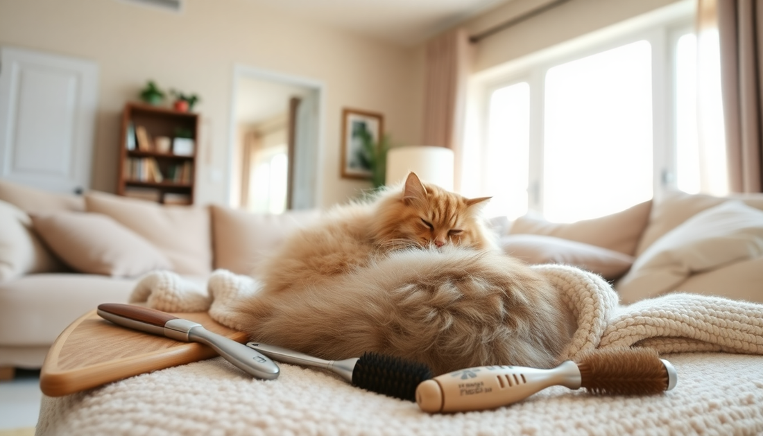 Tüy Yumağına Müsait Kediler İçin En İyi Evde Çözümler