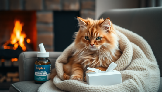 Hapşıran Kedi İçin Evde Çözüm: Jorgen's Kennel'den Premium Vitamin Desteği