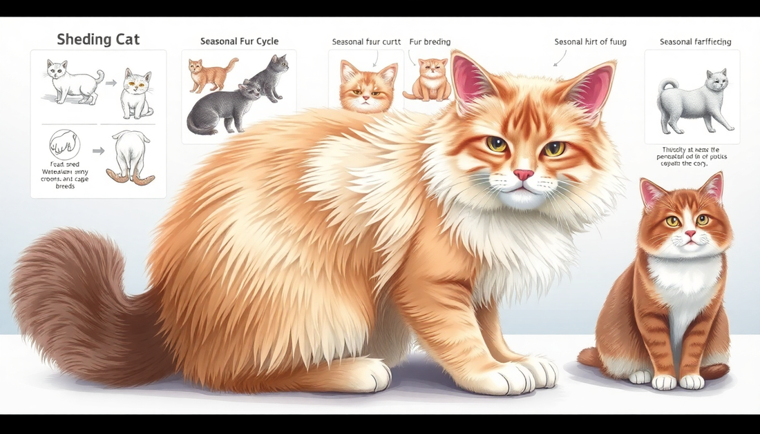 Kedilerde Mevsimsel Tüy Dökülmesi: Nedenleri, Süresi ve Bakım İpuçları