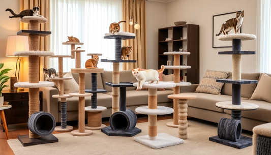 Kediler İçin En İyi Tırmalama Ağacı Modelleri
