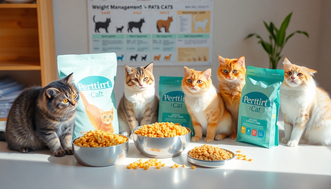 Aşırı Kilo Alan Kediler İçin En İyi Light Mamalar