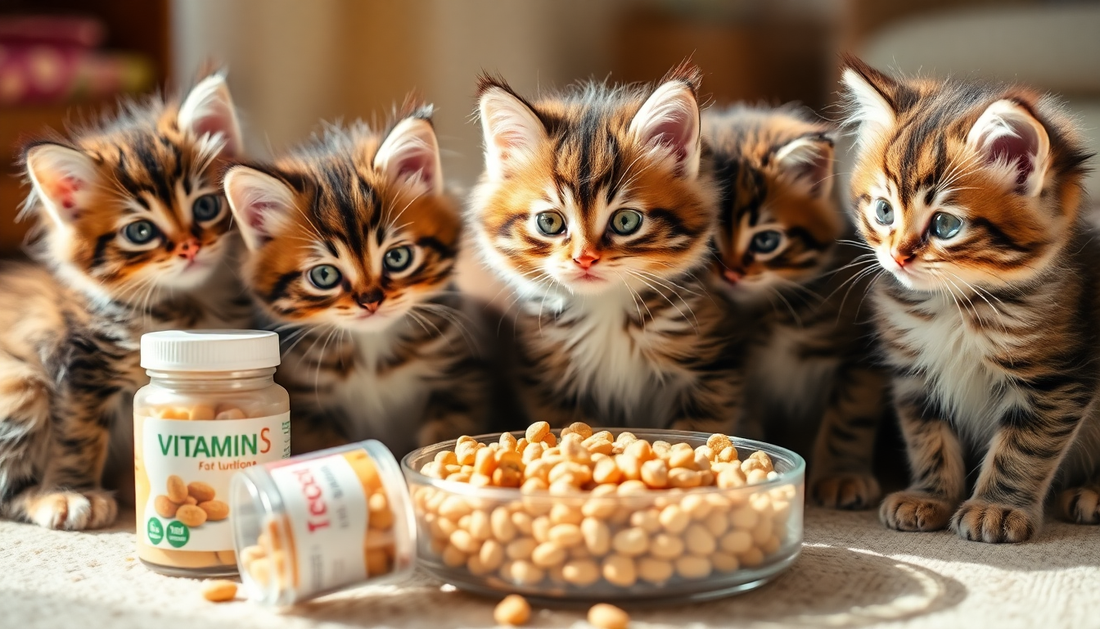 Yavru Tekir Kediler İçin En İyi Mama ve Vitaminler