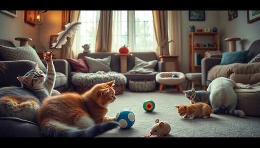 Evde Yalnız Kalan Kediler İçin En İyi Oyuncaklar