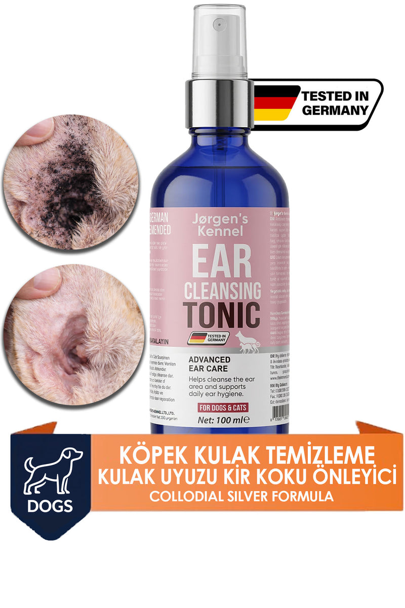 Köpek Kulak Temizleme Kulak Uyuzu Kir Enfeksiyon Koku Önleyici Bakım Hijyen Kaşıntı Solüsyonu 100ML