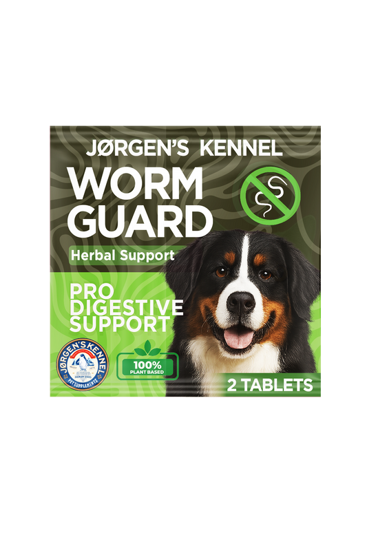 (Yeni Ürün 15 Gün Teslim) Köpekler İçin İç Parazit Tableti & Hapı (2 Adet) – %100 Bitkisel Formül - Jorgen's Kennel