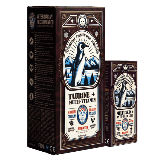 Kediler İçin Premium Multi - Vitamin Mega Set - Jorgen's Kennel