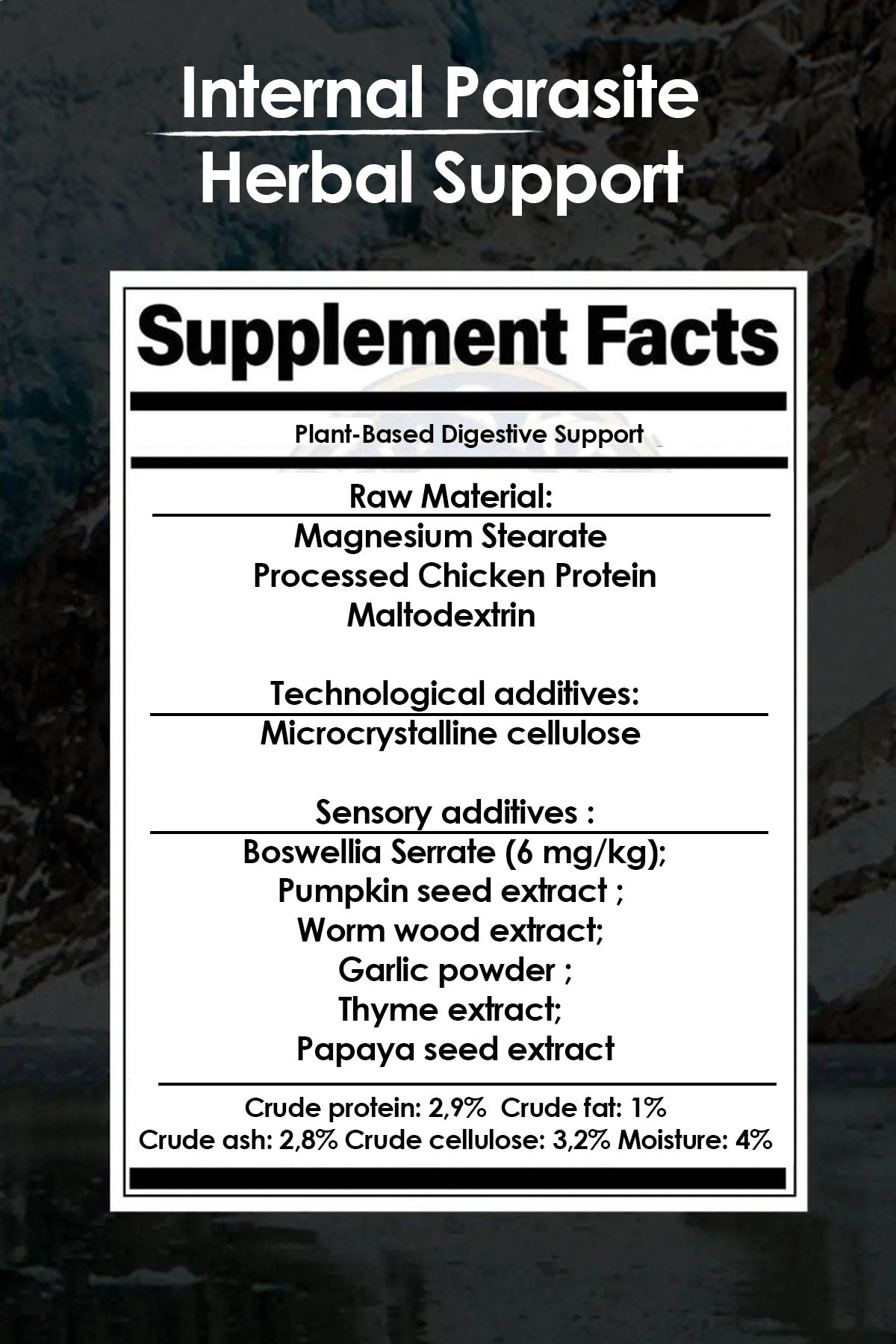 Kediler İçin İç Parazit Tableti & Hapı (2 Tablet) – %100 Bitkisel Formül