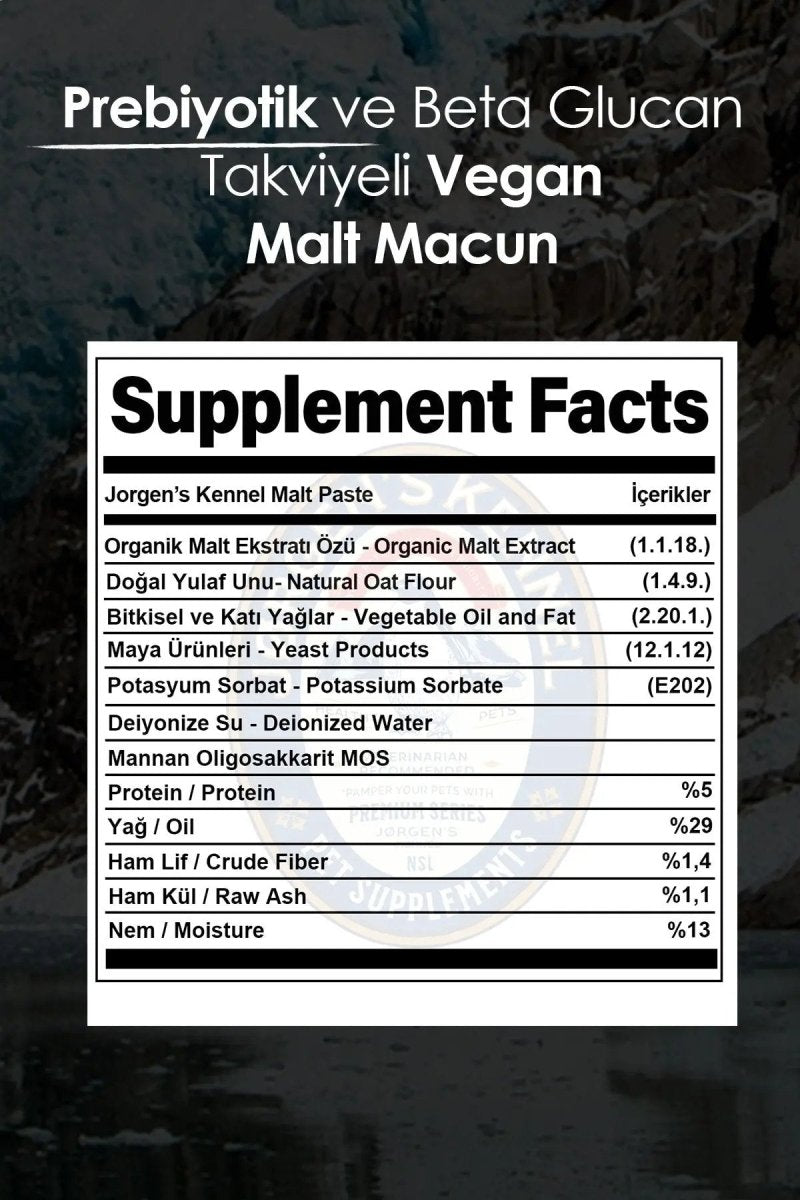 Prebiyotikli Premium Doğal Kedi Malt Macun - Jorgen's Kennel