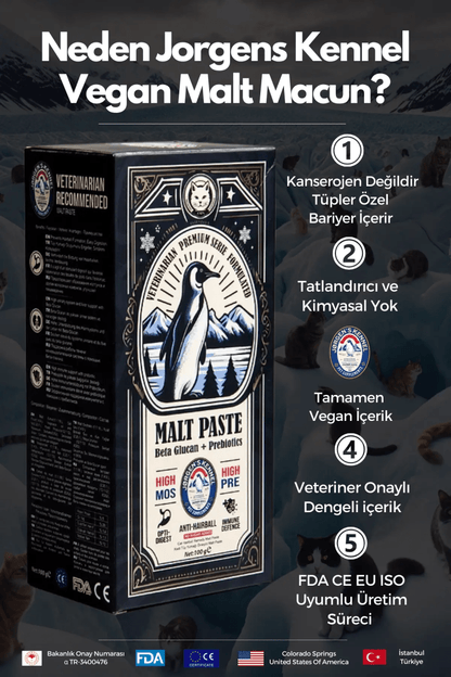 Prebiyotikli Premium Doğal Kedi Malt Macun - Jorgen's Kennel