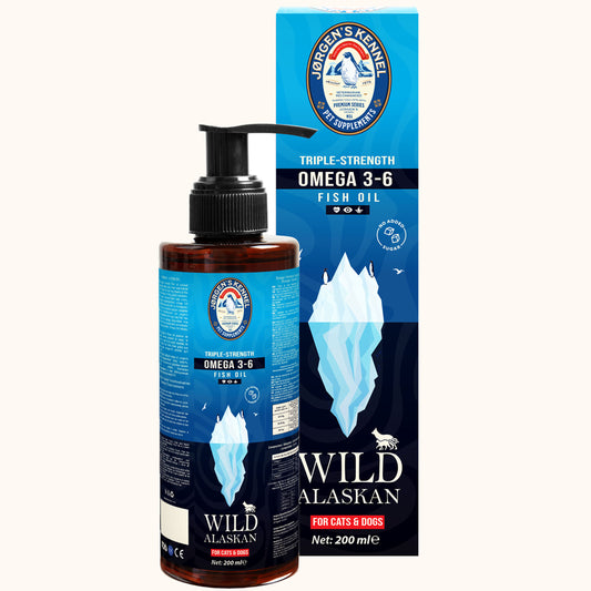 Kedi ve Köpekler için Wild Alaskan Omega 3-6 Triple Strength Balık Yağı - Jorgen's Kennel